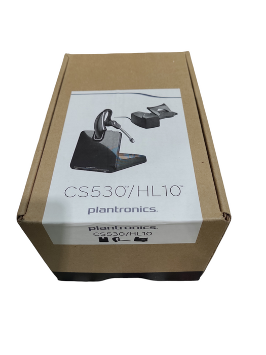 PLANTRONICS CS530 WIRELESS TELEPHONE PHONE HEADSET SYSTEM POLY DECT Complet