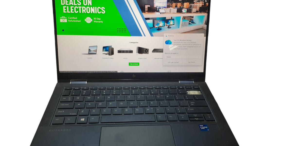 HP Elite Dragonfly TOUCH G2 i7-1185G7 @ 3.00GHz 16GB DDR4 256GB