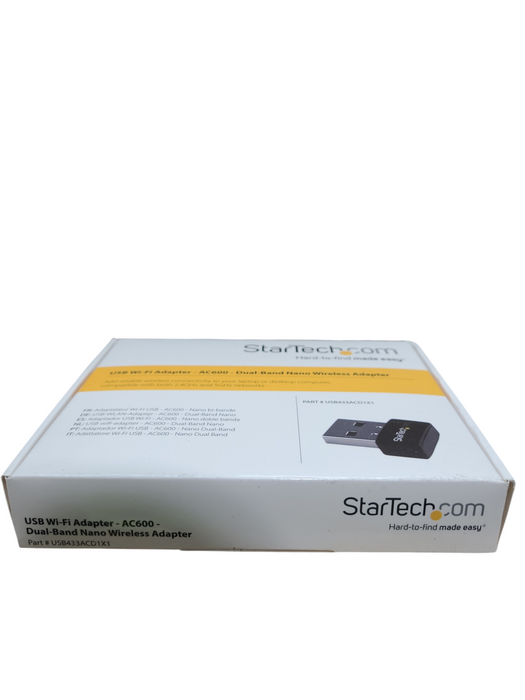 Lot 2x StarTech Wi-Fi Adapter - AC600 Dual-Band Nano Wireless USB433ACD1X1