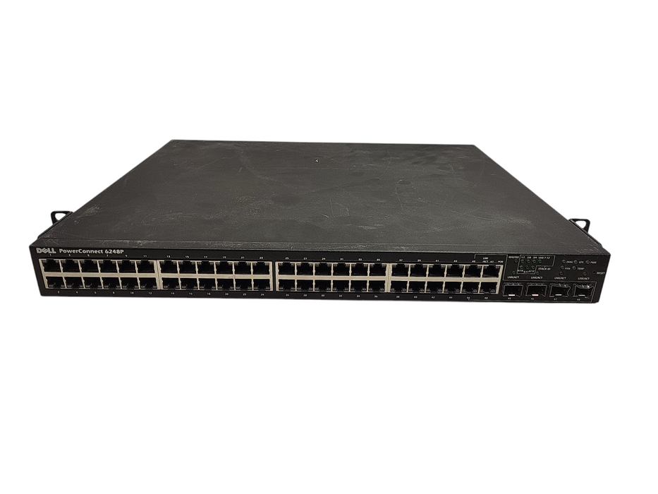 Dell PowerConnect 6248P 48-Port PoE Gigabit Switch w/ 10G Uplink module Q$