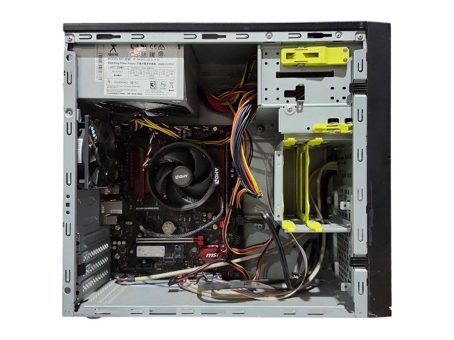 Custom PC/ MSI A320M Gaming Pro, Ryzen 3 2200G, 16GB DDR4, 256GB NVMe