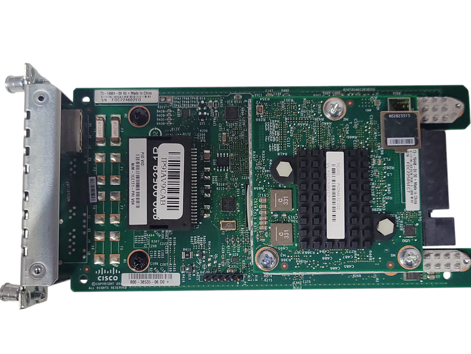 CISCO NIM-1CE1T1-PRI 1-Port Multi-flex Trunk Voice WAN Channelized T1/E1 Modu _