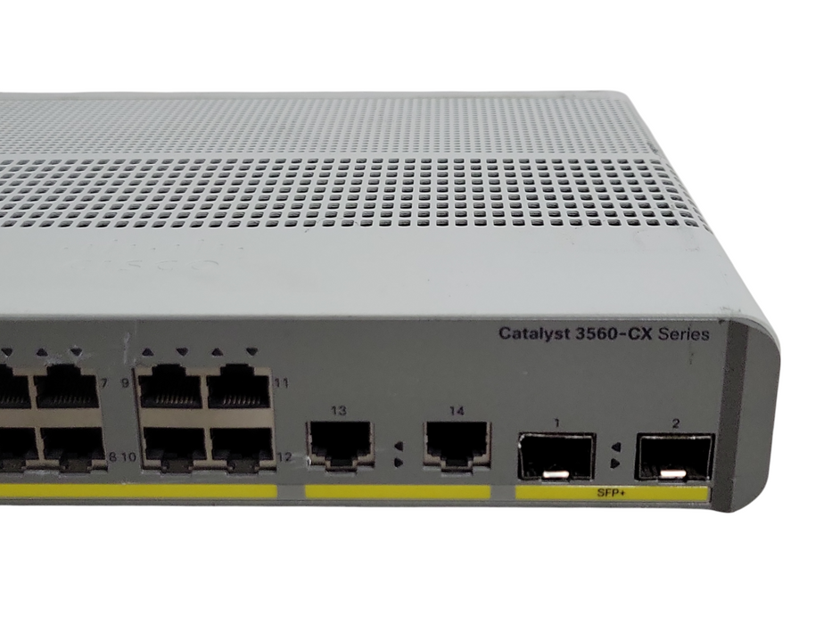 Cisco WS-C3560CX-12PD-S 16 Port Compact Switch, 12x PoE Ports 4x Uplinks _
