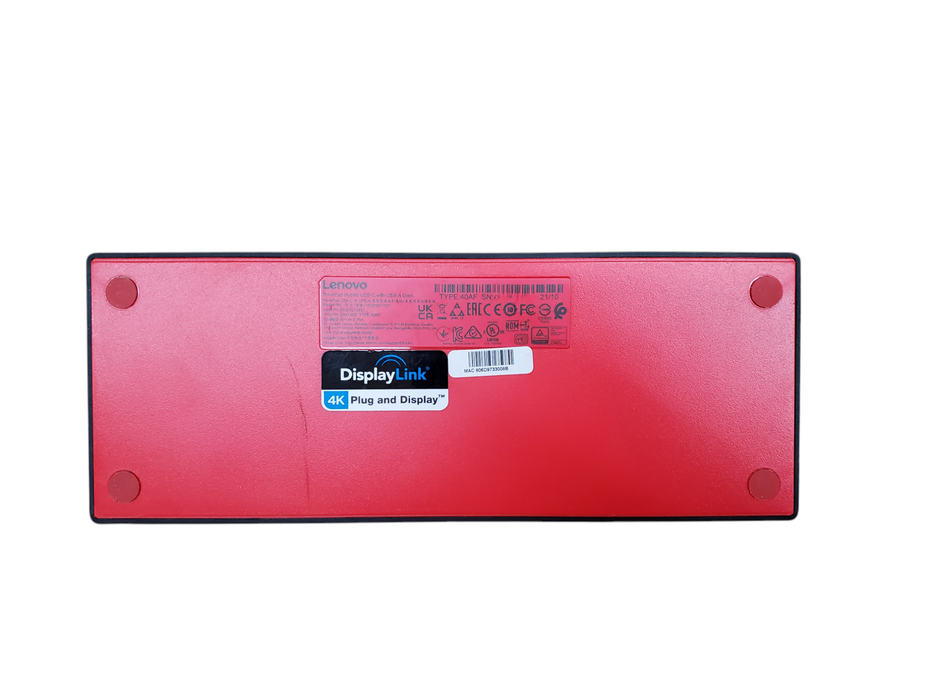 Lenovo ThinkPad Hybrid USB-C Docking Station w/ 135W PWR | 40AF DUD9011D1