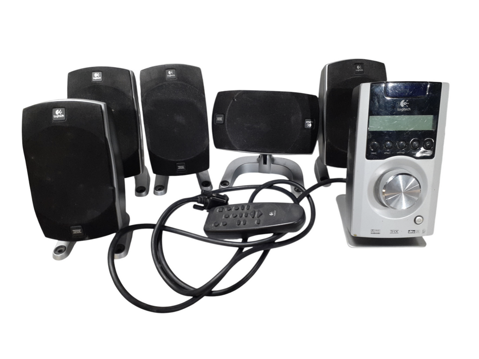 Logitech Z-5500 THX 5.1 Digital Surround Sound Receiver And 5 Speakers