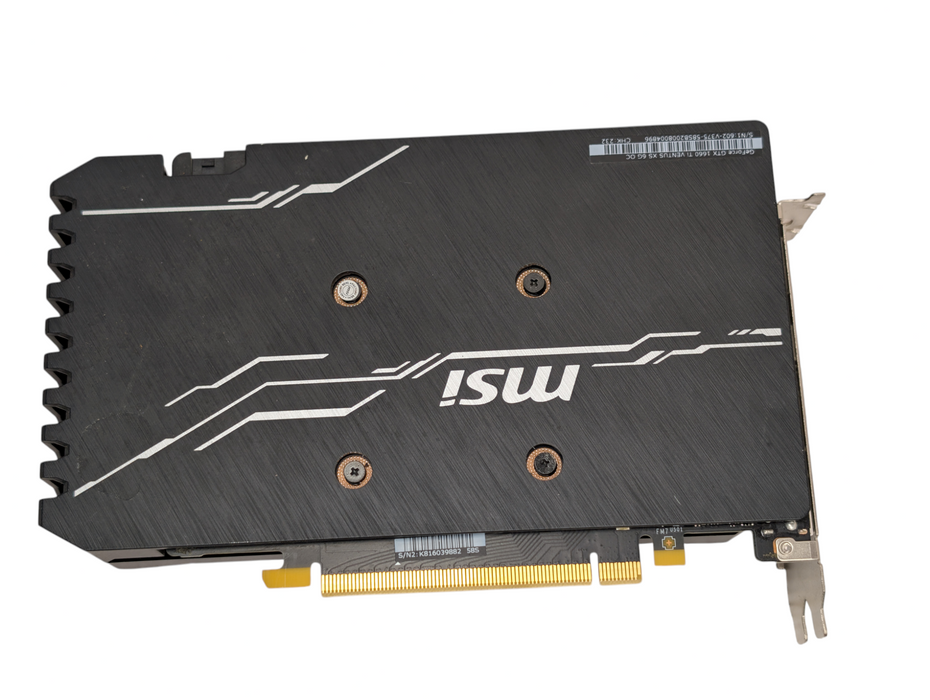 MSI NVIDIA GeForce GTX 1660 Ti VENTUS XS 6G OC 6GB Graphics Card  Q-