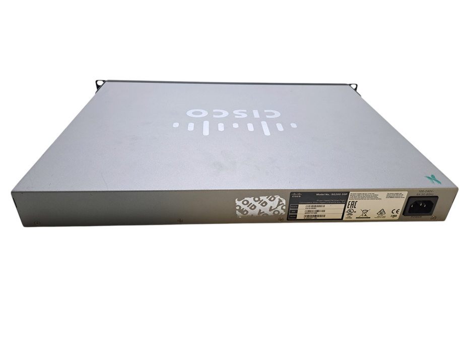 Cisco SG200-50P | 50-Port Gigabit PoE Smart Switch 2x SFP )