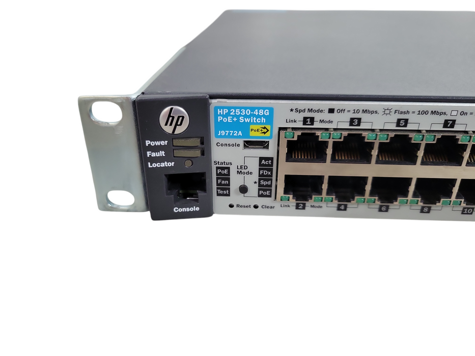 HP 2530-48G PoE+ Switch 48 Port Gigabit Ethernet PoE+ 4x 1G SFP Port - J9772A !