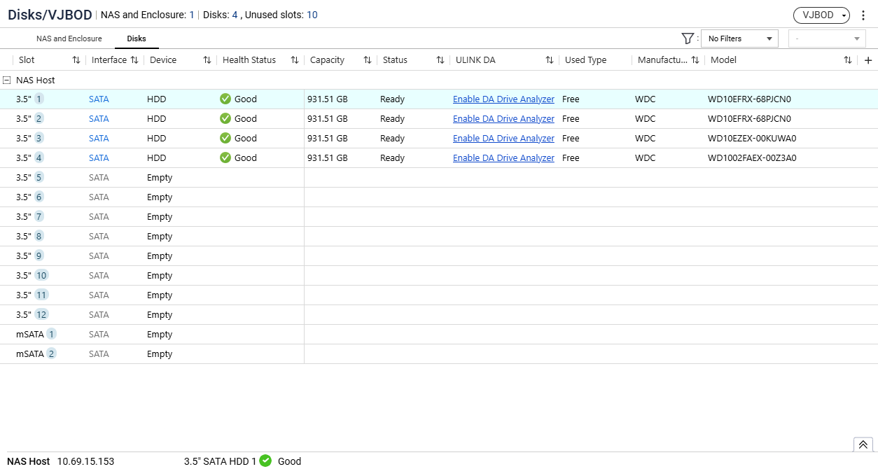 QNAP TVS-1271U-RP 12-Bays NAS w/ 16GB RAM, 4x1TB HDDs & 12x Caddies