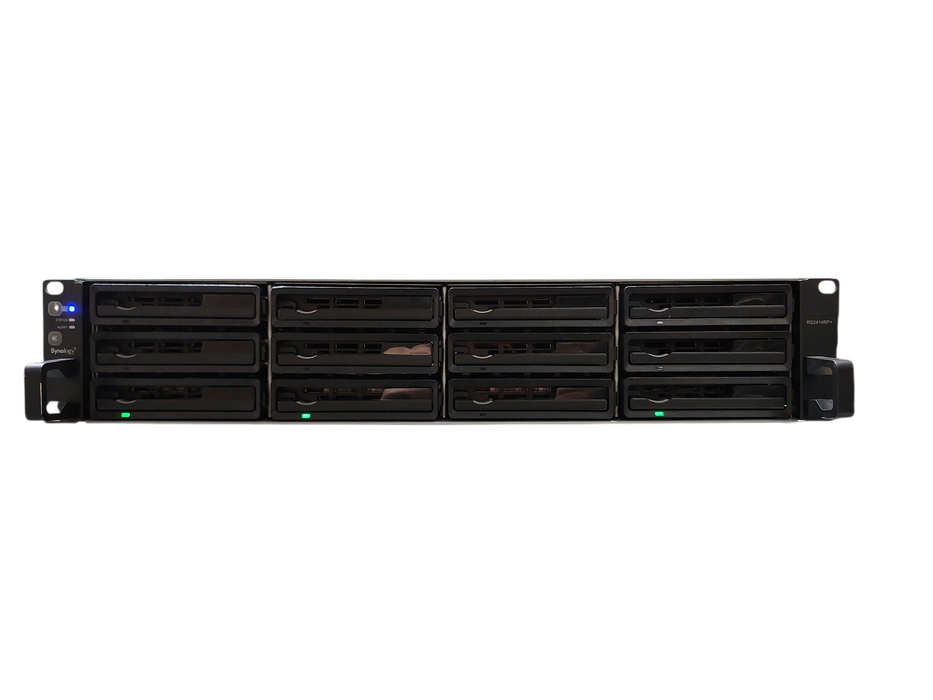 Synology RS2414RP+ 12-Bay Rackstation w/ 4x 1TB HDDs & 12x Caddies