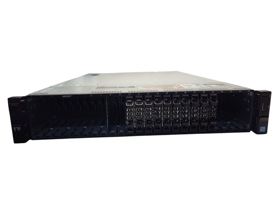 Dell PE R730xd - 2x Xeon E5-2630 v3 PERC H330 Mini 2x750W PSU No RAM Q$