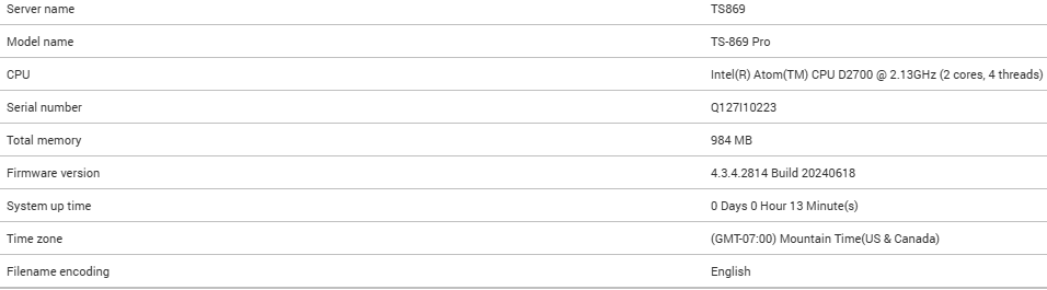 QNAP TS-869 Pro 8-Bay NAS Storage Array w/ 6x 2TB HDD