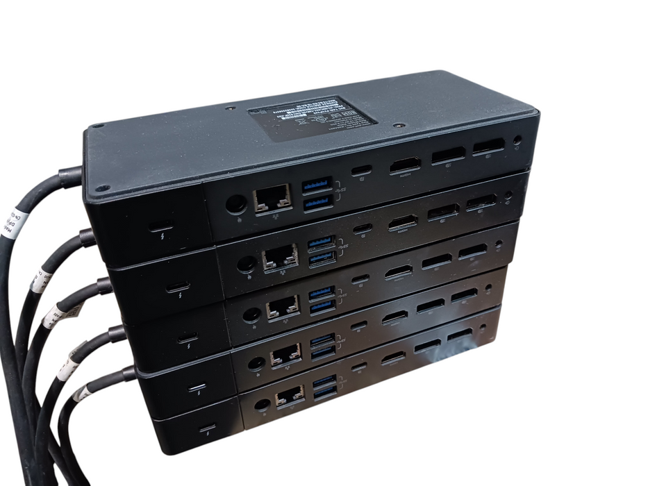 Lot of 5x Dell WD19TB Thunderbolt Docking Station No Power Adapter