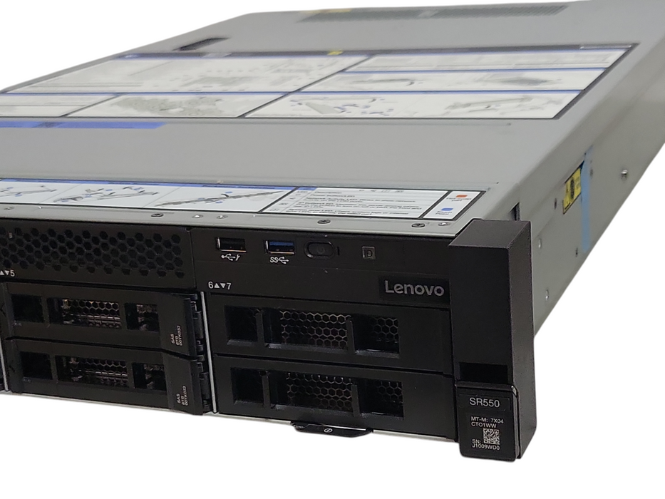 Lenovo TS SR550 1x Xeon Silver 4110 2.10GHz 32GB, 930-8i, 6x 6TB SAS HDDs _