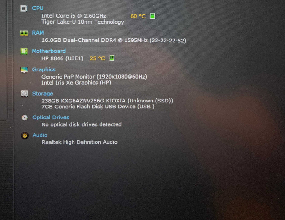 HP EliteBook 850 G8 Core i5-1145G7@2.6GHz vPRO 16GB RAM 256GB SSD  Lap200