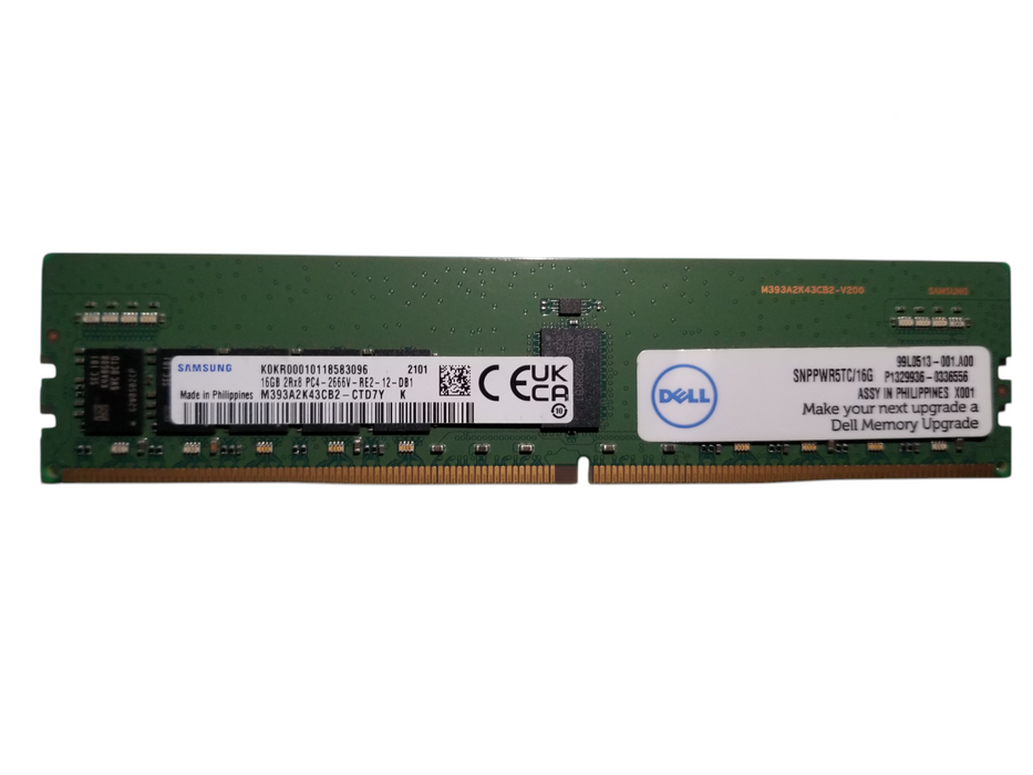 Samsung 16GB 2RX4 PC4-2666V-RE2-12-DB1 DDR4 Server RAM Q