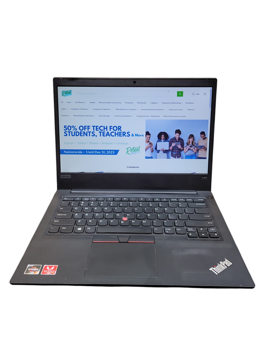Lenovo ThinkPad E495 | Ryzen 3 3200U @2.30GHz, 12GB DDR4, 256GB NVMe ! Lap200