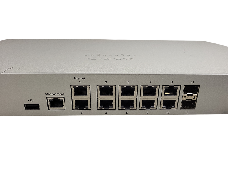 Cisco Meraki MX84-HW Managed Switch 2x WAN 8x 1GB & 2x 1GB SFP unclaimed $