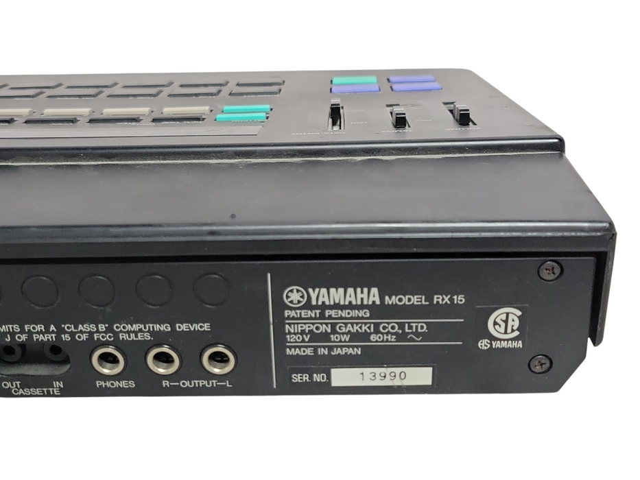Yamaha RX15 Digital Rhythm Programmer , READ _
