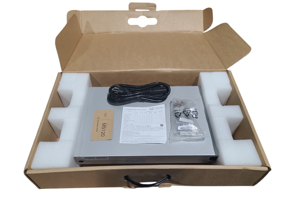 Cisco Meraki MS120-24P 24-Port Cloud Managed Switch UNCLAIMED Q