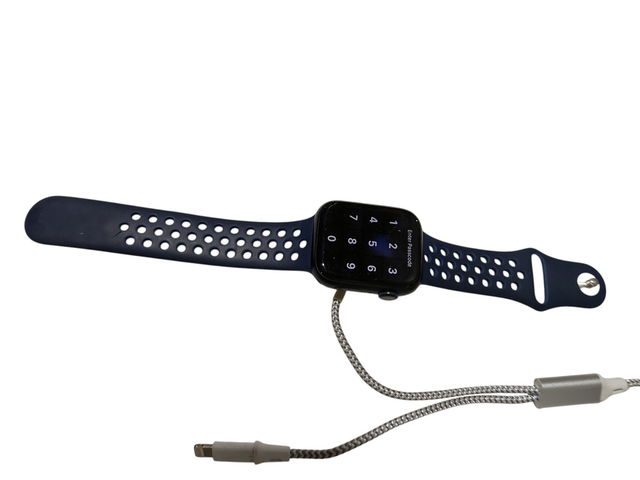 Apple Watch Series 7 Nike S/M Blue Wristband GPS 45MM ( Parts ) =