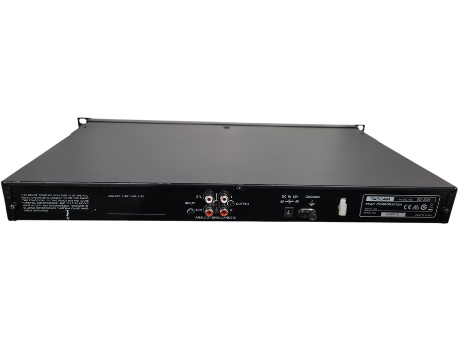 TASCAM SD-20M 4-Track Solid-State Recorder READ !