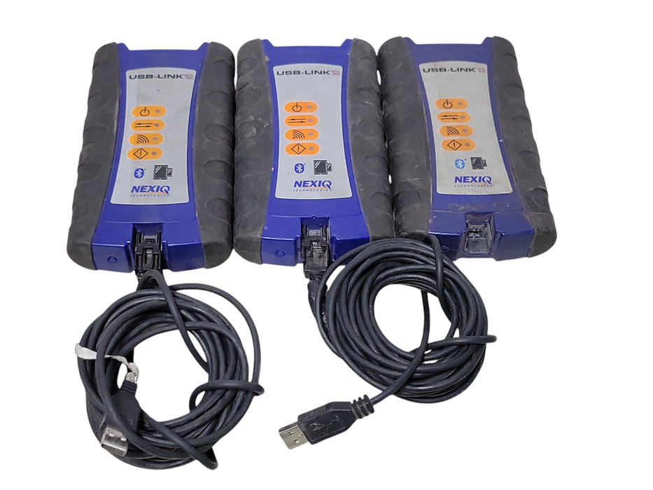 Lot of 3x Nexiq technologies USB-Link 2 124032, READ _