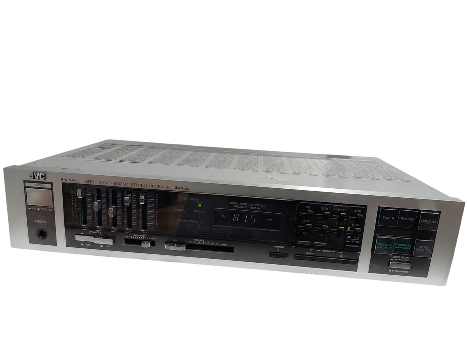Vintage JVC Digital Synthesizer Stereo Receiver R-K200 Quartz Lock  =