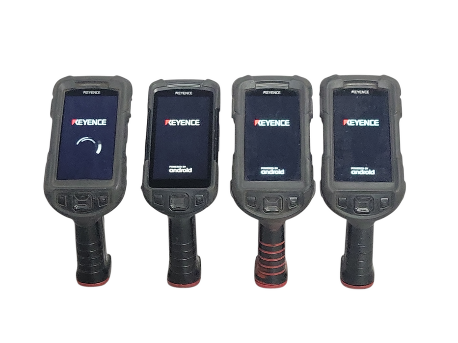 Lot of 4x Keyence BT-A700GA HandHeld Mobile Barcode scanner w/ battery char _