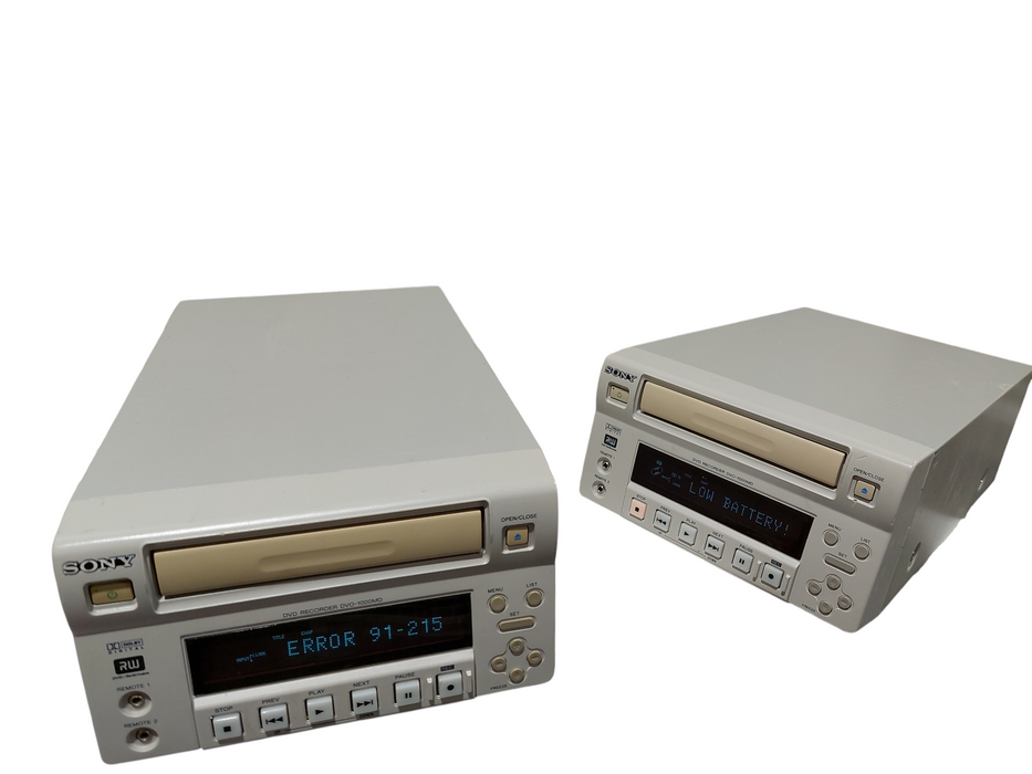 Bundle of 2 Sony DVD Recorder DVO-1000MD  =