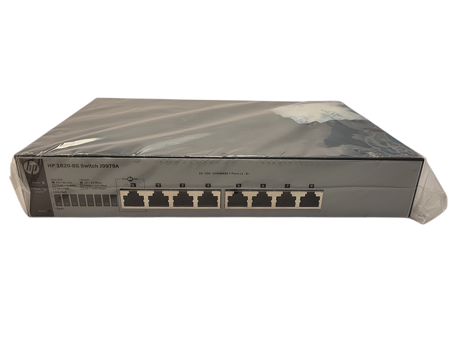 New HP 1820-8G 8 Port Gigabit Managed Switch J9979A $