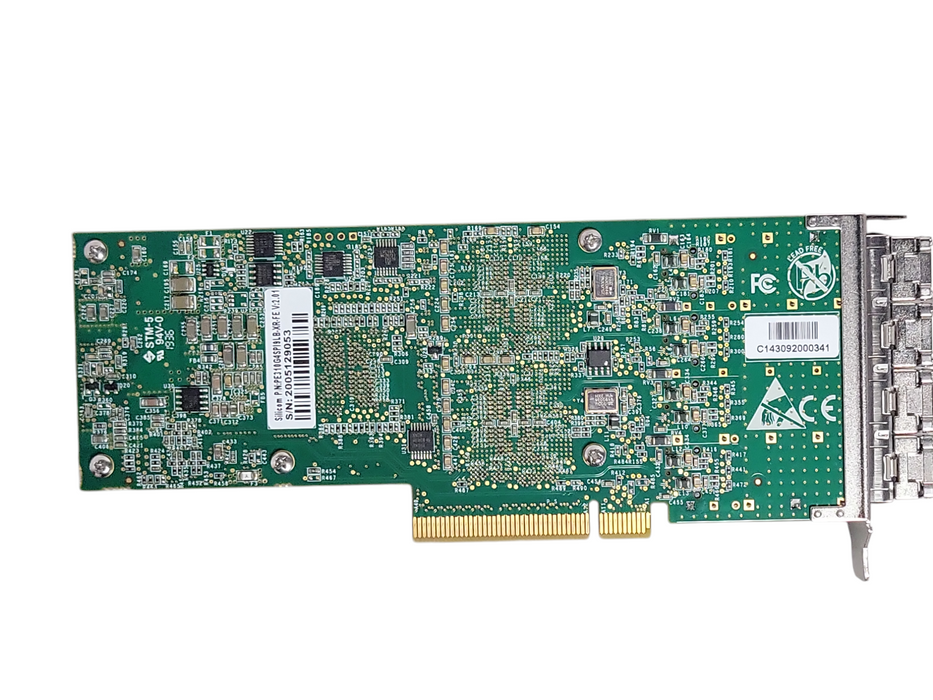Silicom 10Gb 4-Port SFP+ Network Adapter Card PE310G4SPI9LB-XR-FE w/ SFPs _