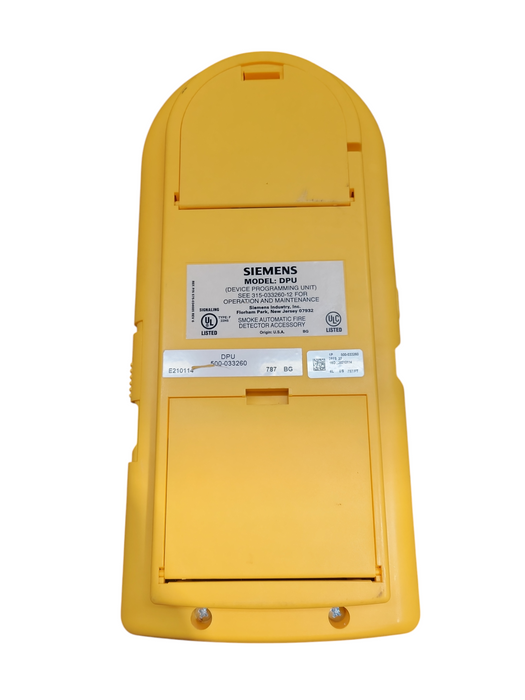 Siemens DPU Fire Alarm Programmer Unit 500-033260 !