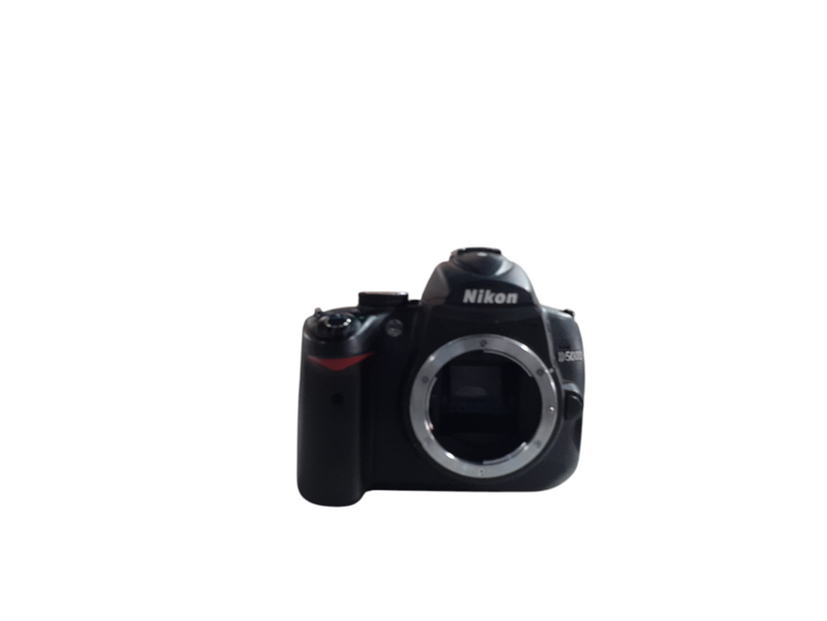 Nikon D D5000 12.3MP Digital SLR Camera Black Body Only