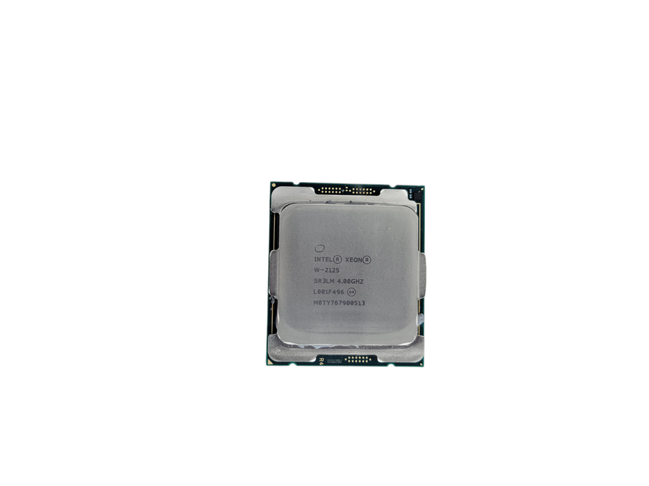 Intel Xeon W-2125 SR3LM 4.00GHz Quad Core 8T LGA2066 Server CPU Processor %