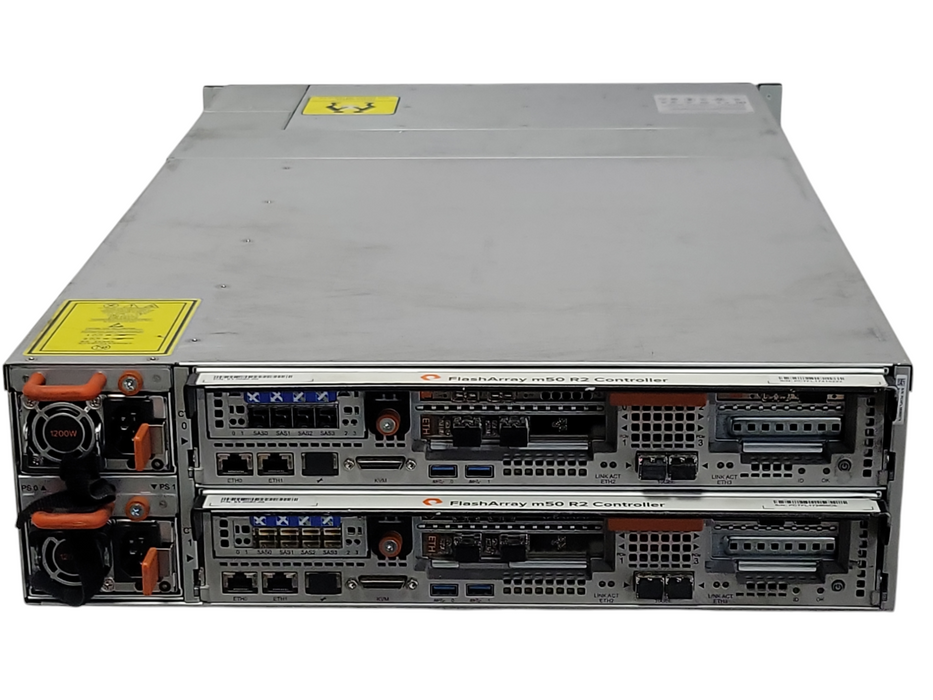 PURE STORAGE FLASHARRAY FAM50  w/ 2x m50 R2 controllers, 2x PSU  _