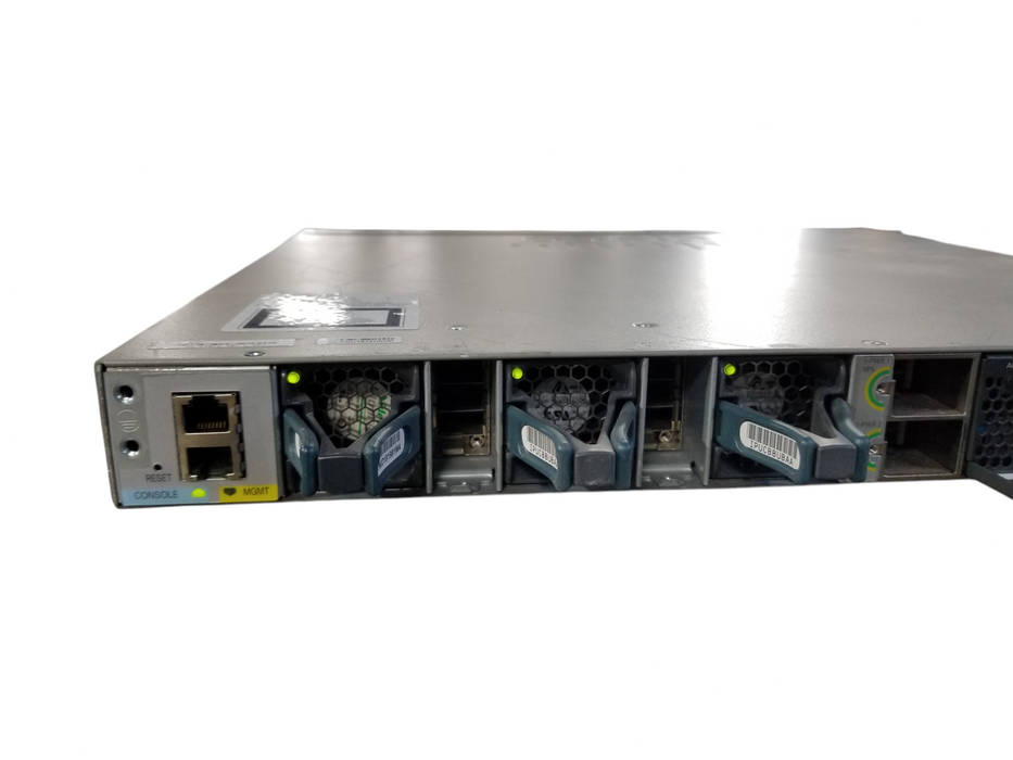 Cisco WS-C3850-48P 48 Port Gigabit PoE+ Switch w/ C3850-NM-2-10G 2x715W PSU