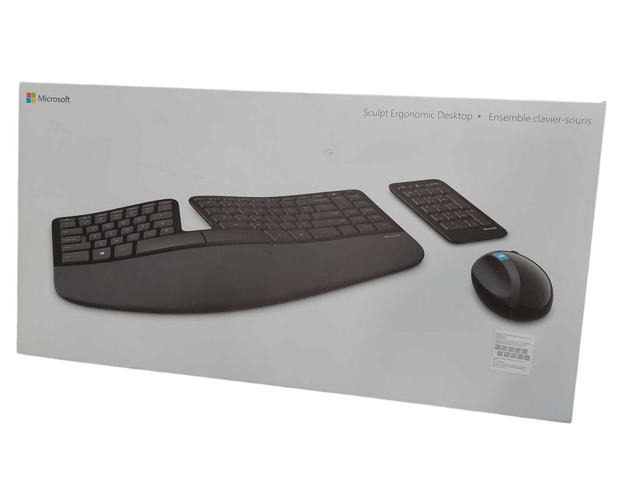 Microsoft Sculpt Ergonomic Desktop Wireless Keyboard Mouse Combo Model: 1559  =