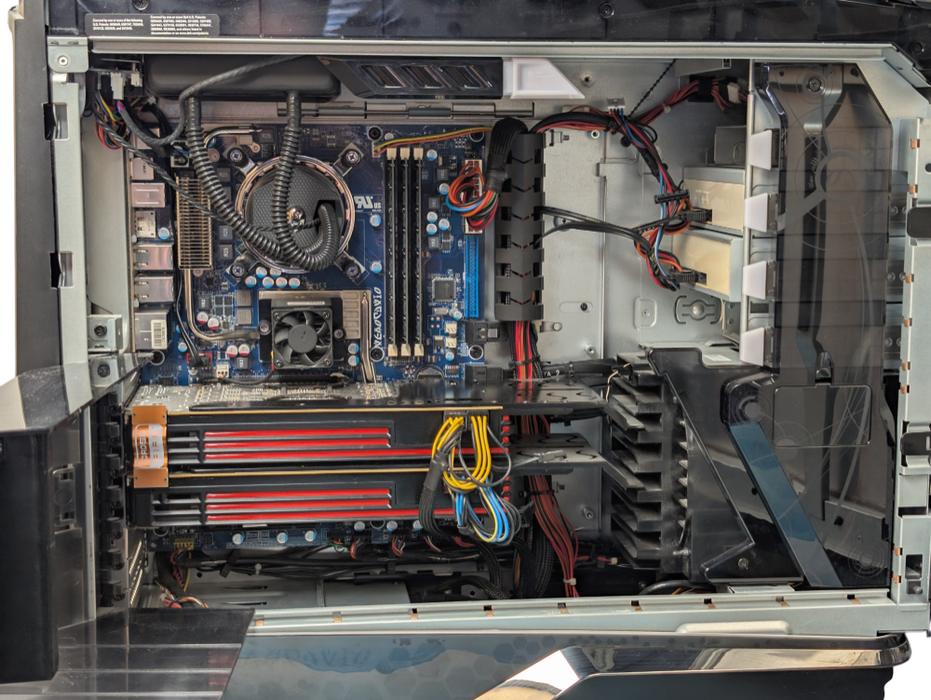DELL Alienware Area-51 ALX Intel i7-970 Dual ATI Radeon HD 6870 12GB RAM  -