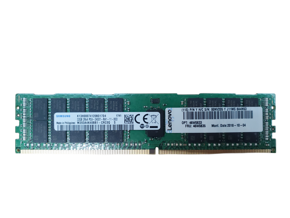 Samsung 32GB 2Rx4 PC4-2400T-RA1 DDR4 Server RAM