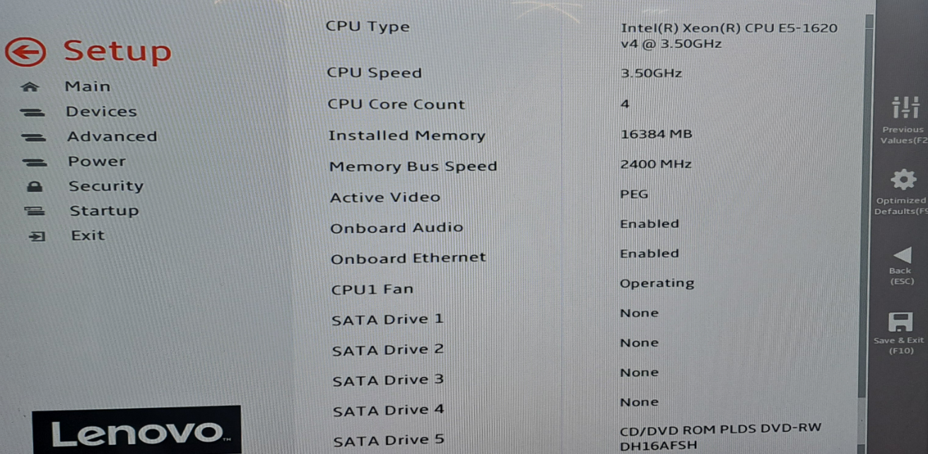 Lenovo ThinkStation P510 | Xeon E5-1620 v4 |16GB DDR4 RAM| Quadro K4200 GPU