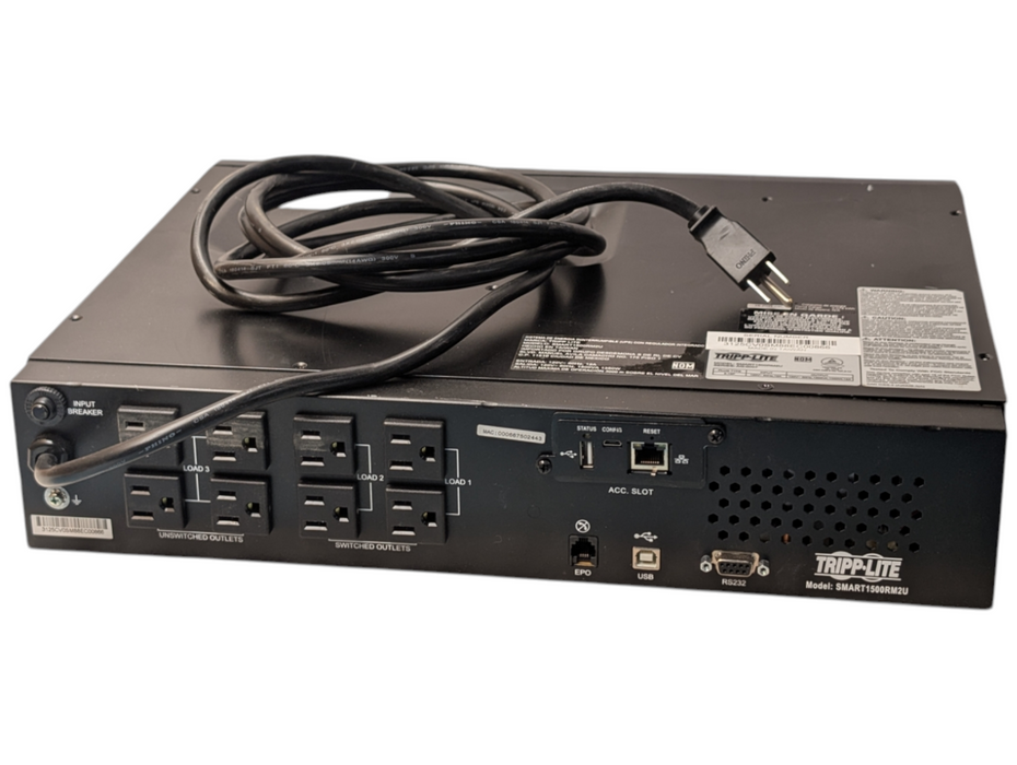 Tripp Lite SMART1500RM2U Rack UPS 120V  Please READ  -