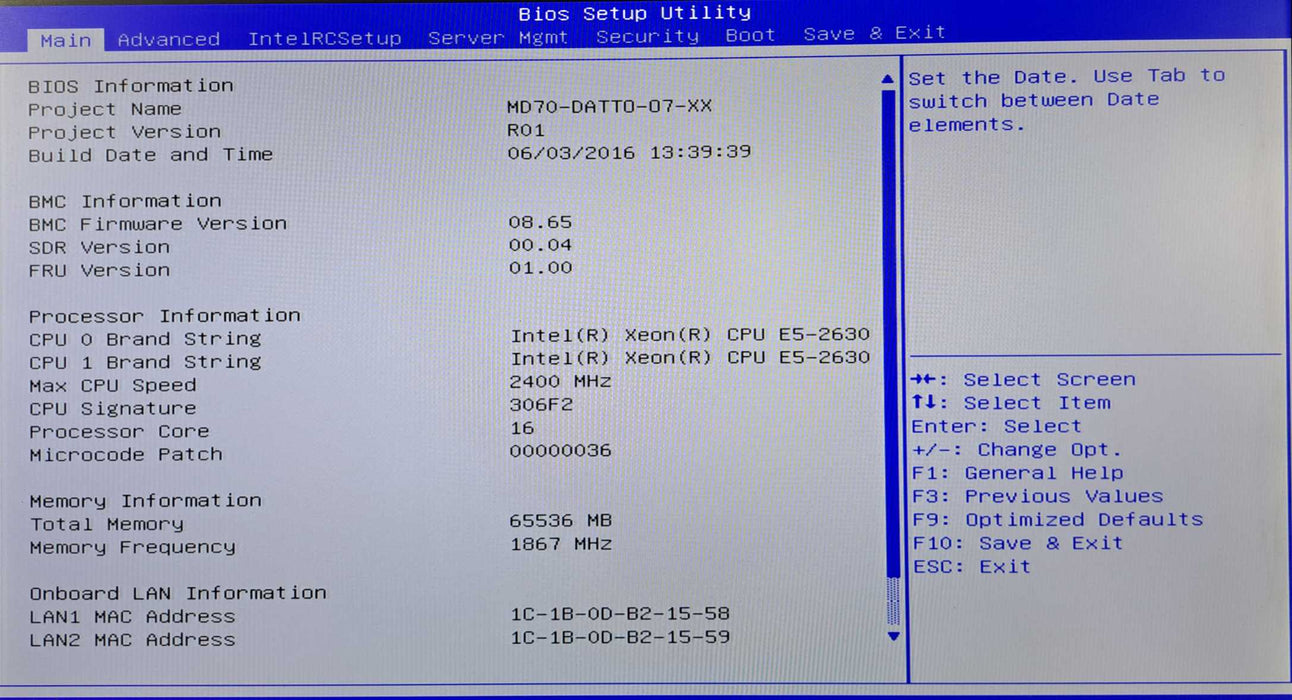 Datto SIRIS 3 2U 12x 3.5" | 2x Xeon E5-2630 v3 @2.40GHz, 64GB DDR4, SAS3008