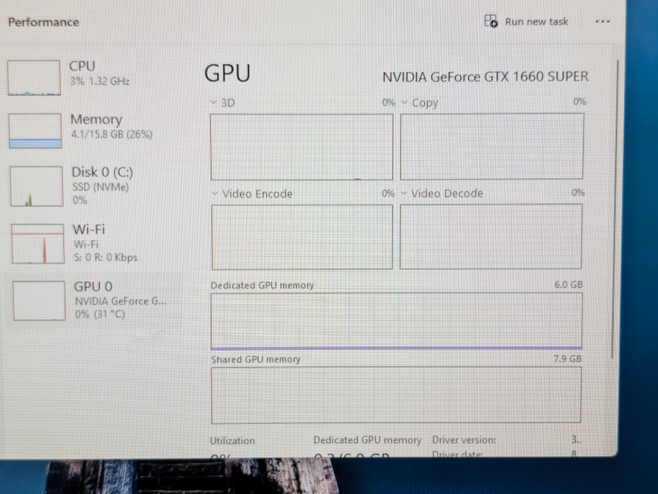 Dell G5 5000 Intel Core i5-10400F 16GB RAM 256GB NVMe SSD GTX 1660 SUPER -