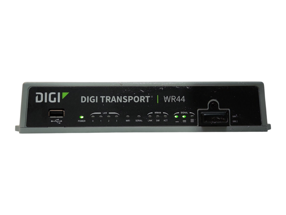 Digi International Transport WR44R WIRELESS CELLULAR Router, READ