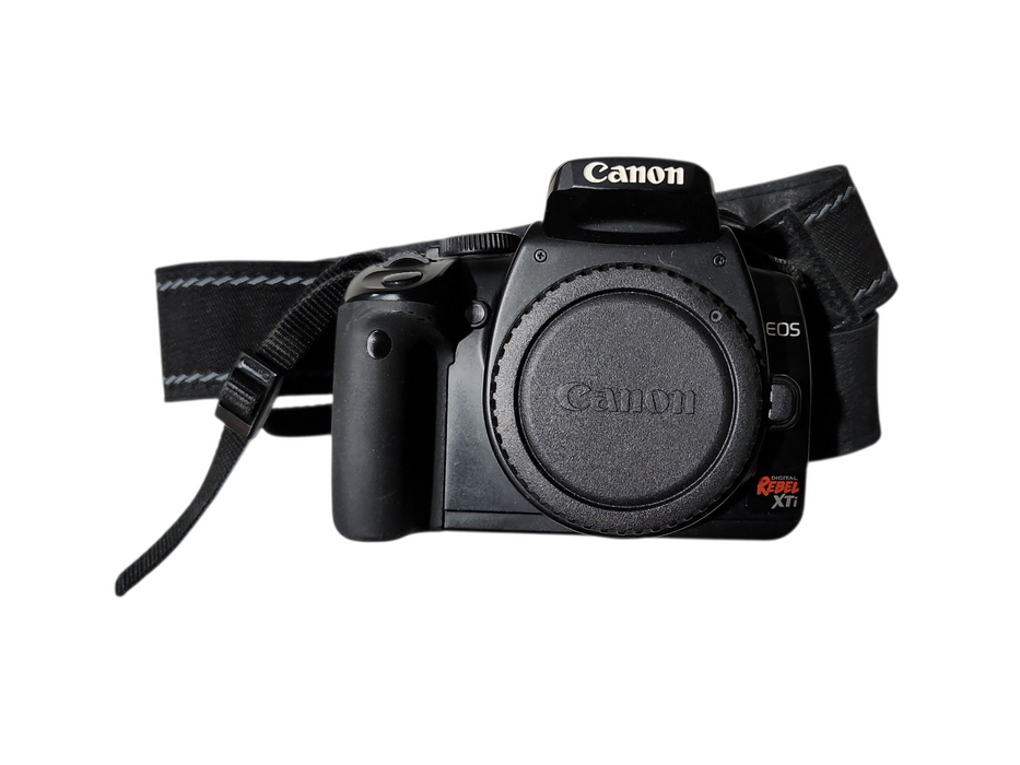 Canon EOS Digital Rebel XTi Camera Black Body Only, No Battery, READ