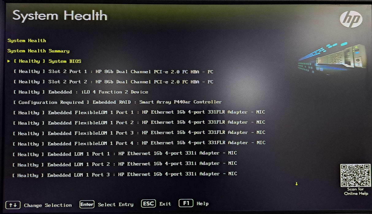 HP DL360 Gen9 1U 8x 2.5" | 2x Xeon E5-2640 v3 @2.60GHz, 32GB DDR4, P440ar