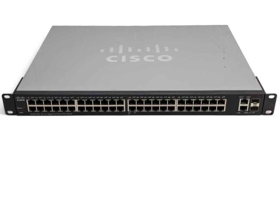 Cisco SG220-50P-K9 50 port gigabit PoE Smart Switch with web interface  Q-