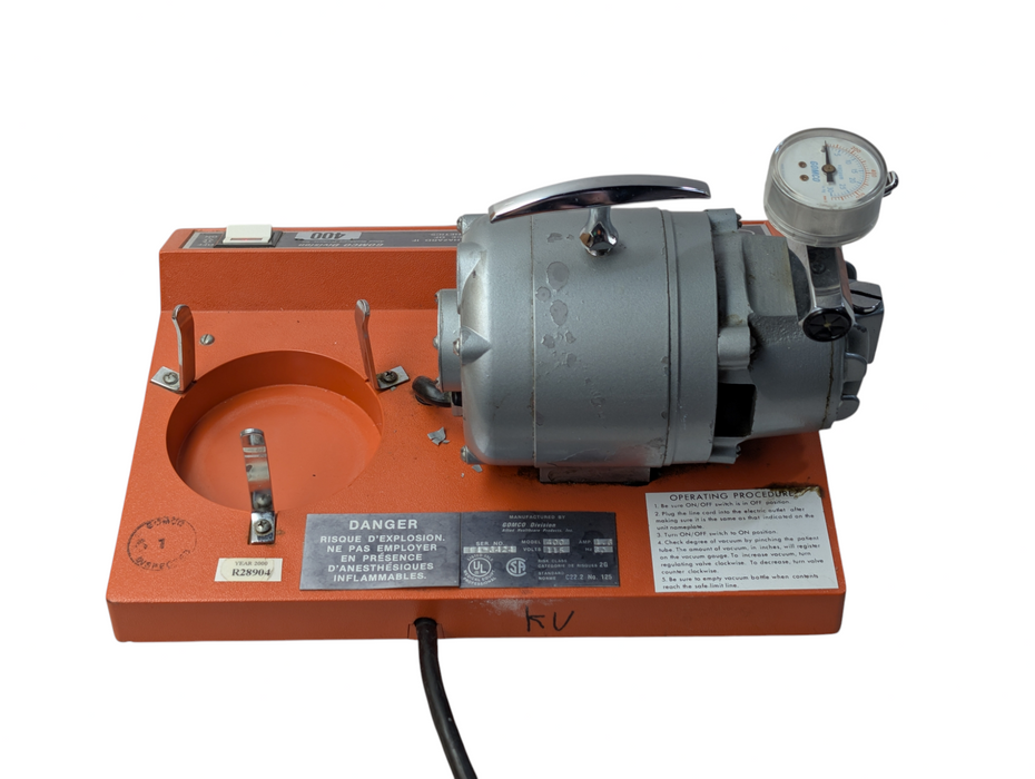 gomco vacuum pump  -