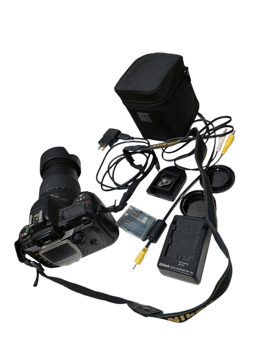 Nikon Digital Camera D70s & 2 Lens Nikon HB-32 Sigma Zoom 18-200MM  =